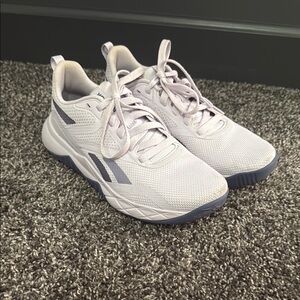 Reebok Purple Athletic Shoes Sleek Design